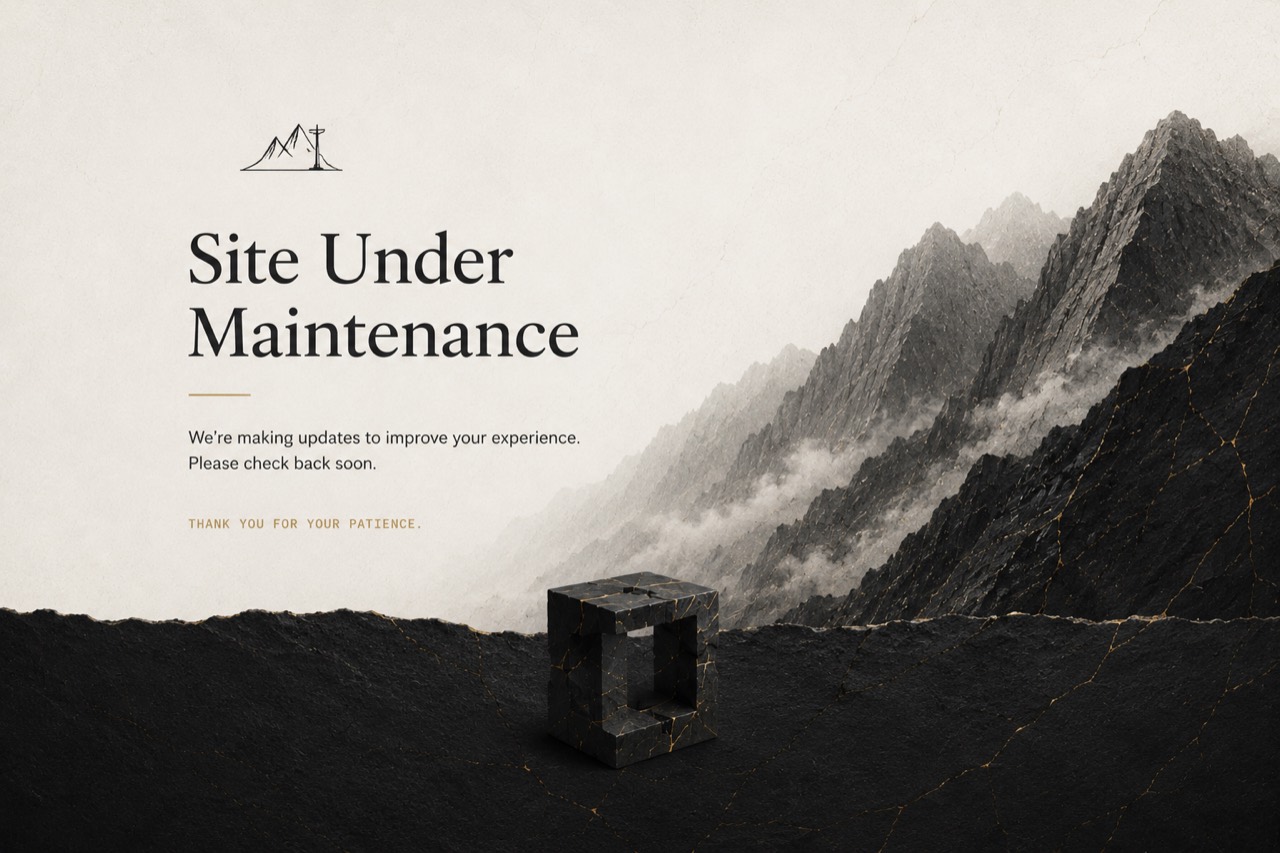 Site under maintenance. We're making updates to improve your experience. Please check back soon.